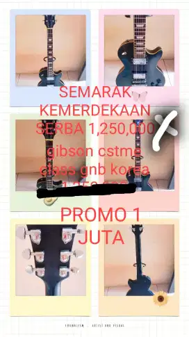 Gitar listrik gibson cstme hq quality
