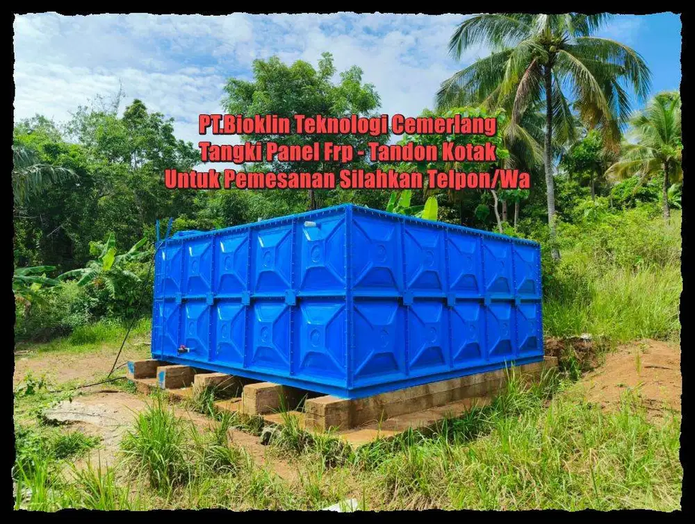 Tangki Air Fiberglass/Tangki Air Kotak/Ground tank/Tangki Panel Frp