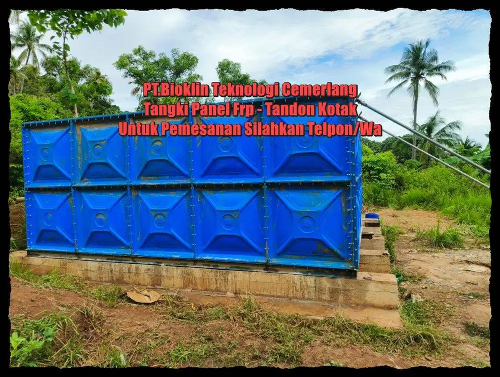 Toren Frp -Tangki Air Fiberglass - Ground tank - Tangki Air Fiberglass