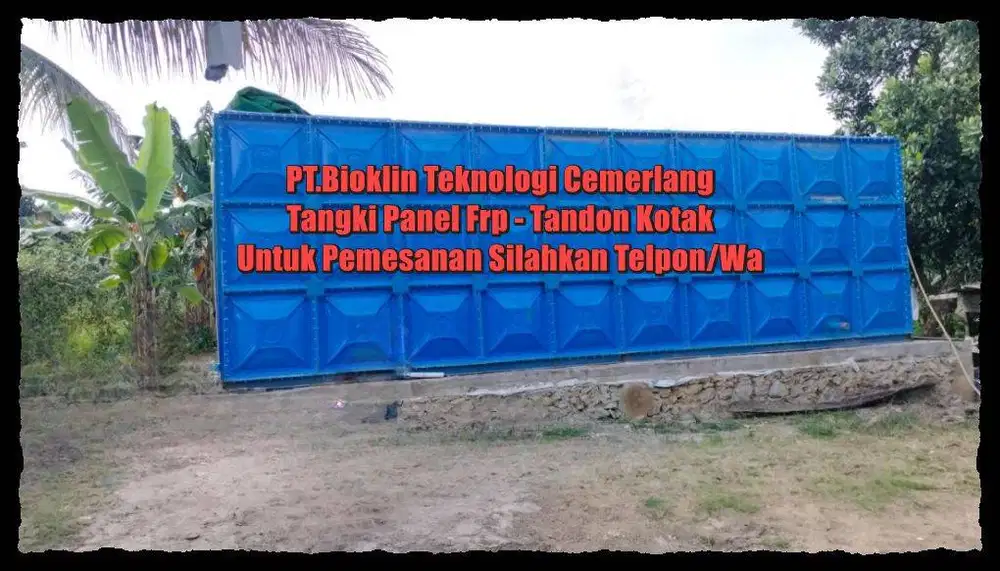 Tangki Air Fiberglass/Tangki Air Kotak/Ground tank/Tangki Panel Frp