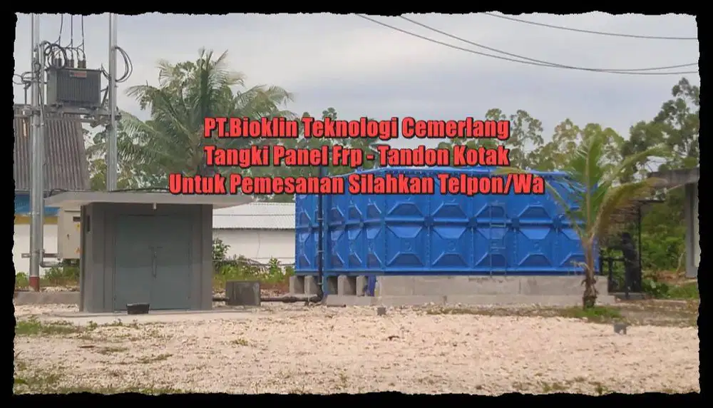 Toren Frp -Tangki Air Fiberglass - Ground tank - Tangki Air Fiberglass