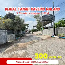 Dijual Tanah Kavling SHM Belakang Kampus UMM