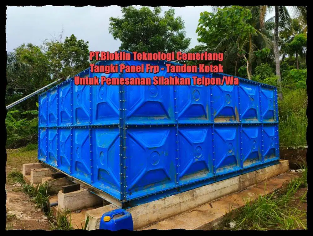 Tangki panel fiber - Tangki Air Kotak - Tangki Air Fiberglass