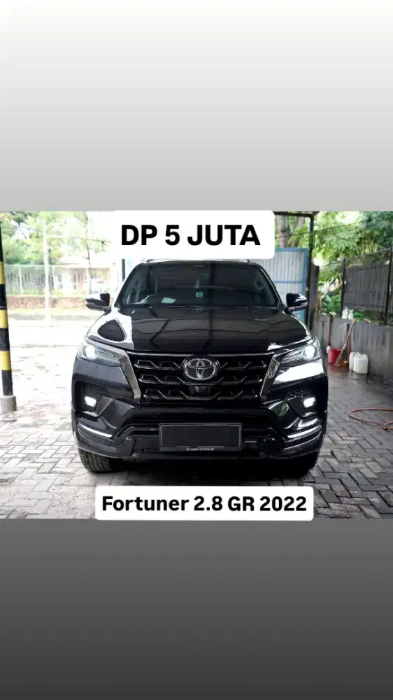 DP MULAI 5JUTA FORTUNER 2.8 GR AT 2022