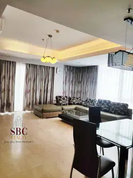 Disewakan Unit Apartemen Royal Mediterania Garden Residence Tipe 3BR+ Furnished View Bagus