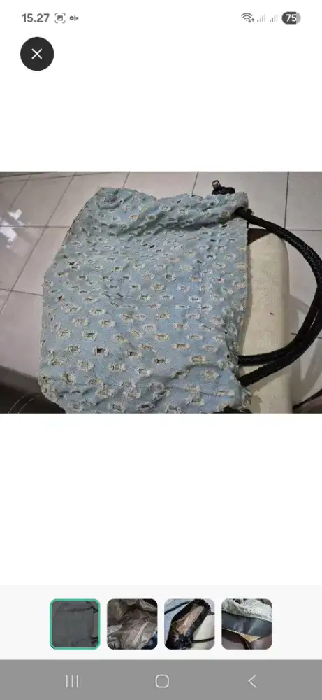 Tas jeans kuat bagus