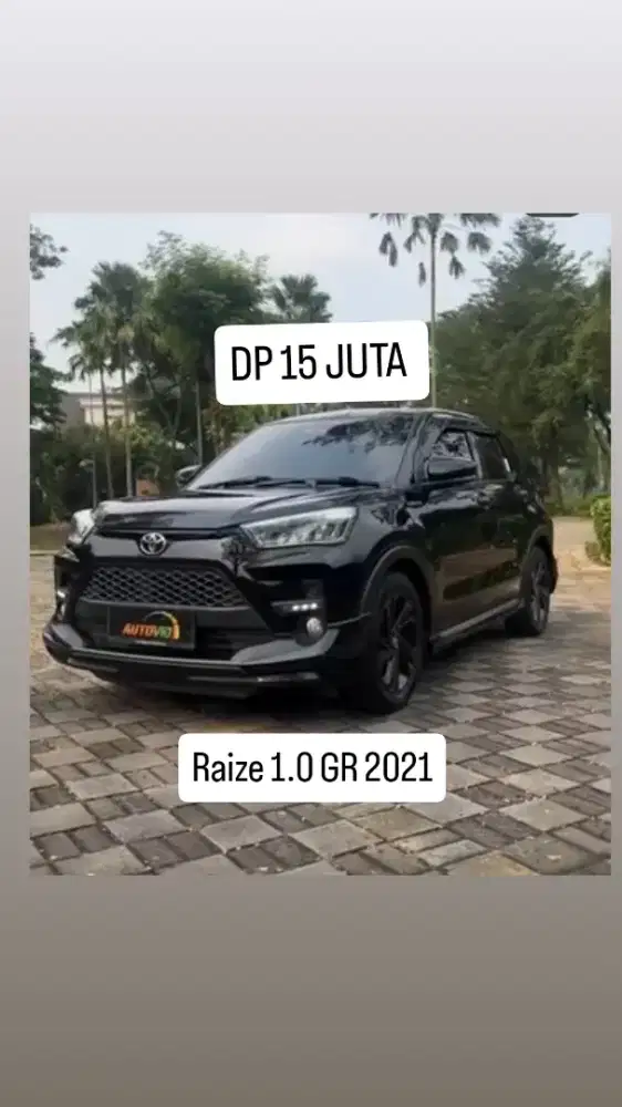 DP 15 JUTA TOYOTA RAIZE GR TSS 2021 HITAM