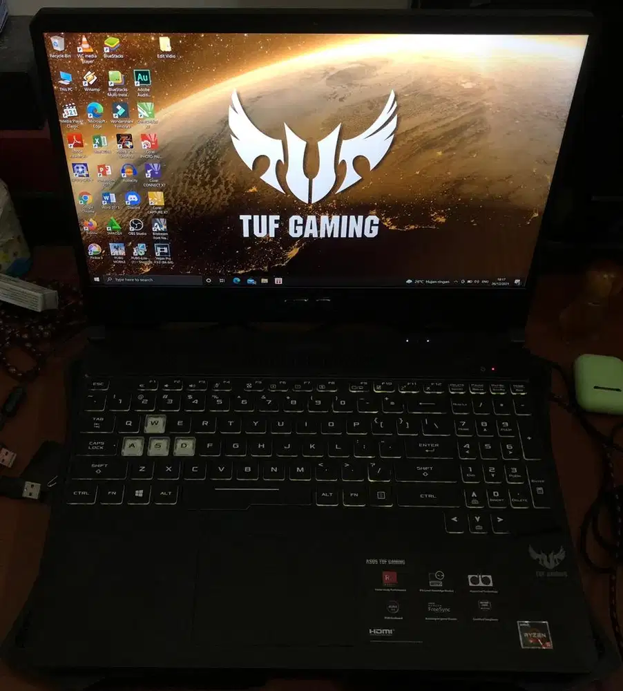 Laptop Asus TUF Gaming fx505dy bekas7500