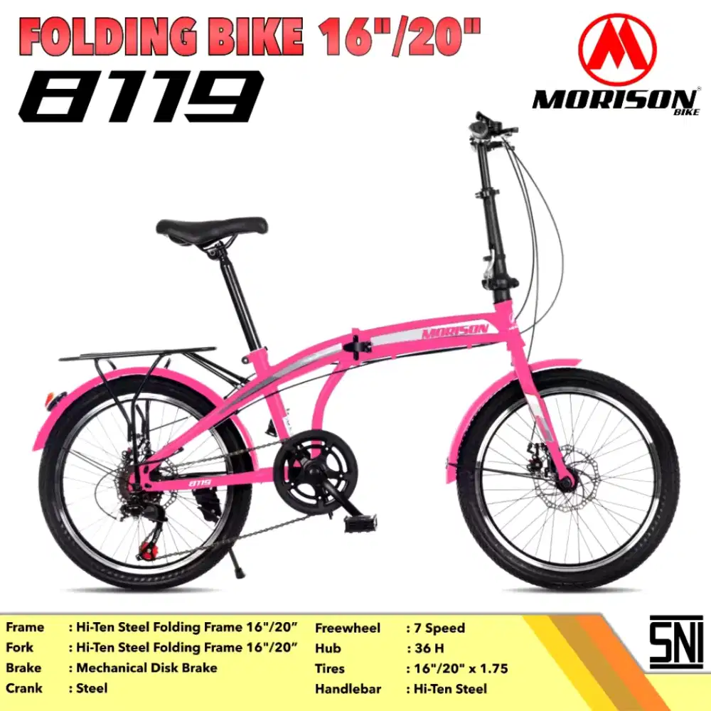 Sepeda Lipat Morisson uk20 7speed terlaris n berkualitas