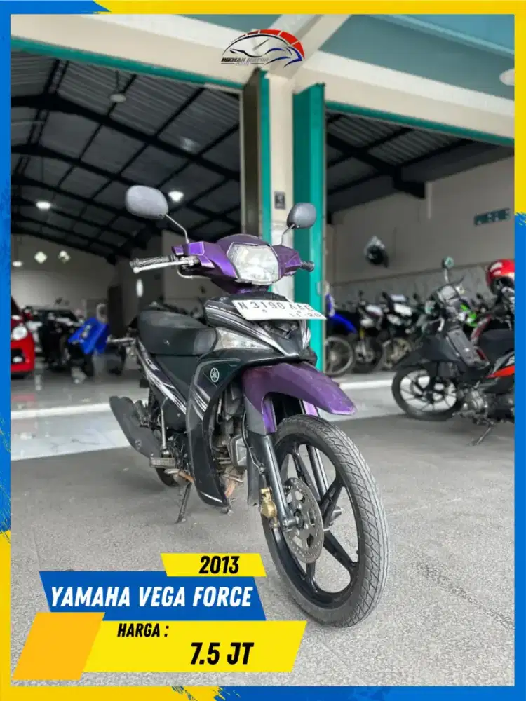 YAMAHA VEGA FORCE 2013 MURAH CIAMIK MASZEEHH HIKMAH MOTOR KEPUH MALANG
