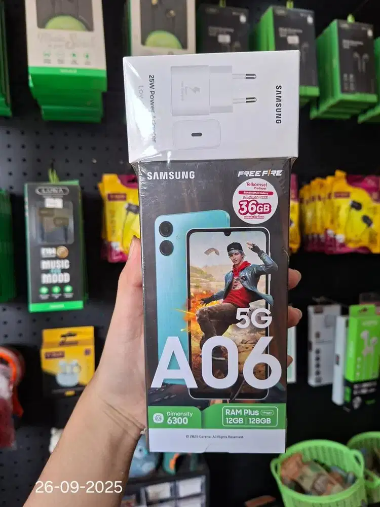 Samsung A06 5G 6/128 Garansi resmi Promo