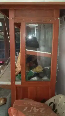 Gerobak bakso dari kayu jati