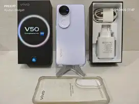 Vivo V50 5G 12+12/256 Gb Likenew 99% Resmi ON 03 Sept 2026 bs TT/BT.