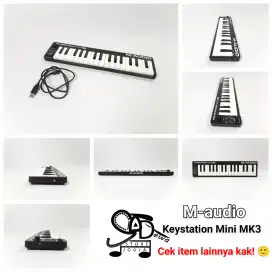 M-AUDIO KEYSTATION MINI MK3 32 KEYS MIDI CONTROLLER M AUDIO CONTROLER