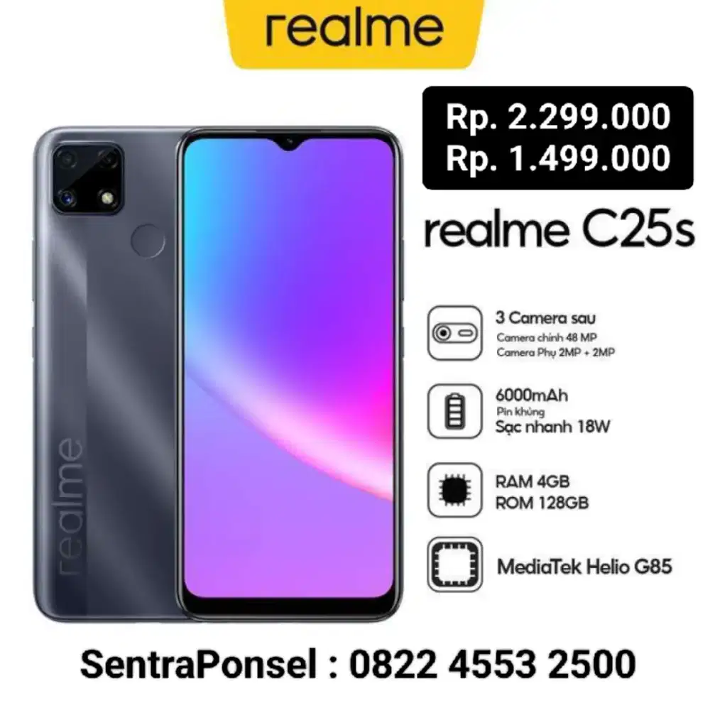 Realme C25S 4/128 new