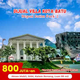 Villa Kota Batu Depan Jatim Park 2 Harga 800 Juta