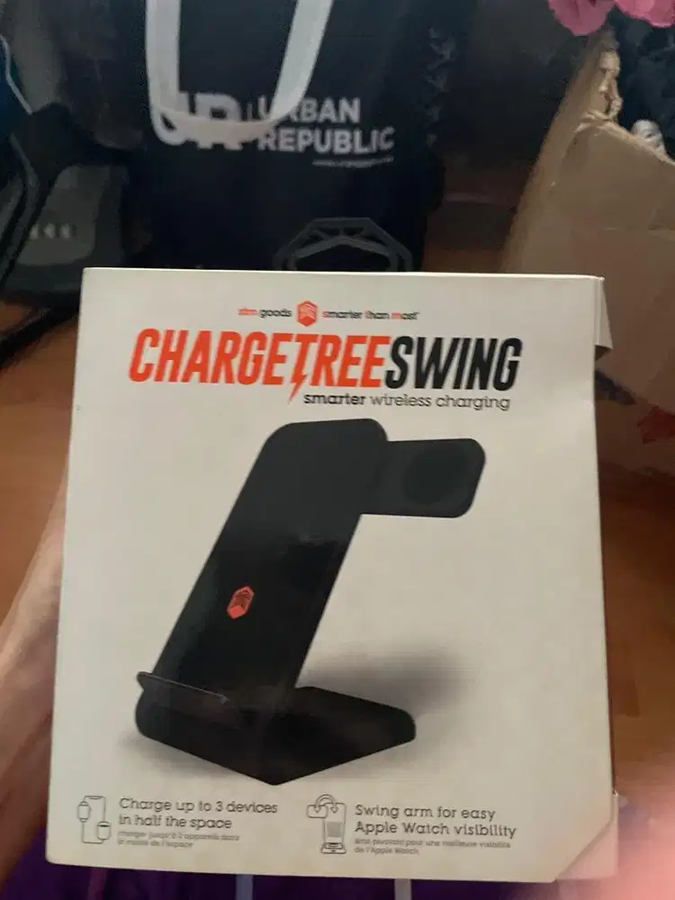 Jual murah aja charger wireless tree swing BARU