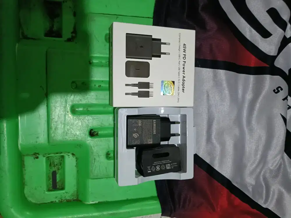 Charger Samsung 45 watt satu set support super fast charging (baru)