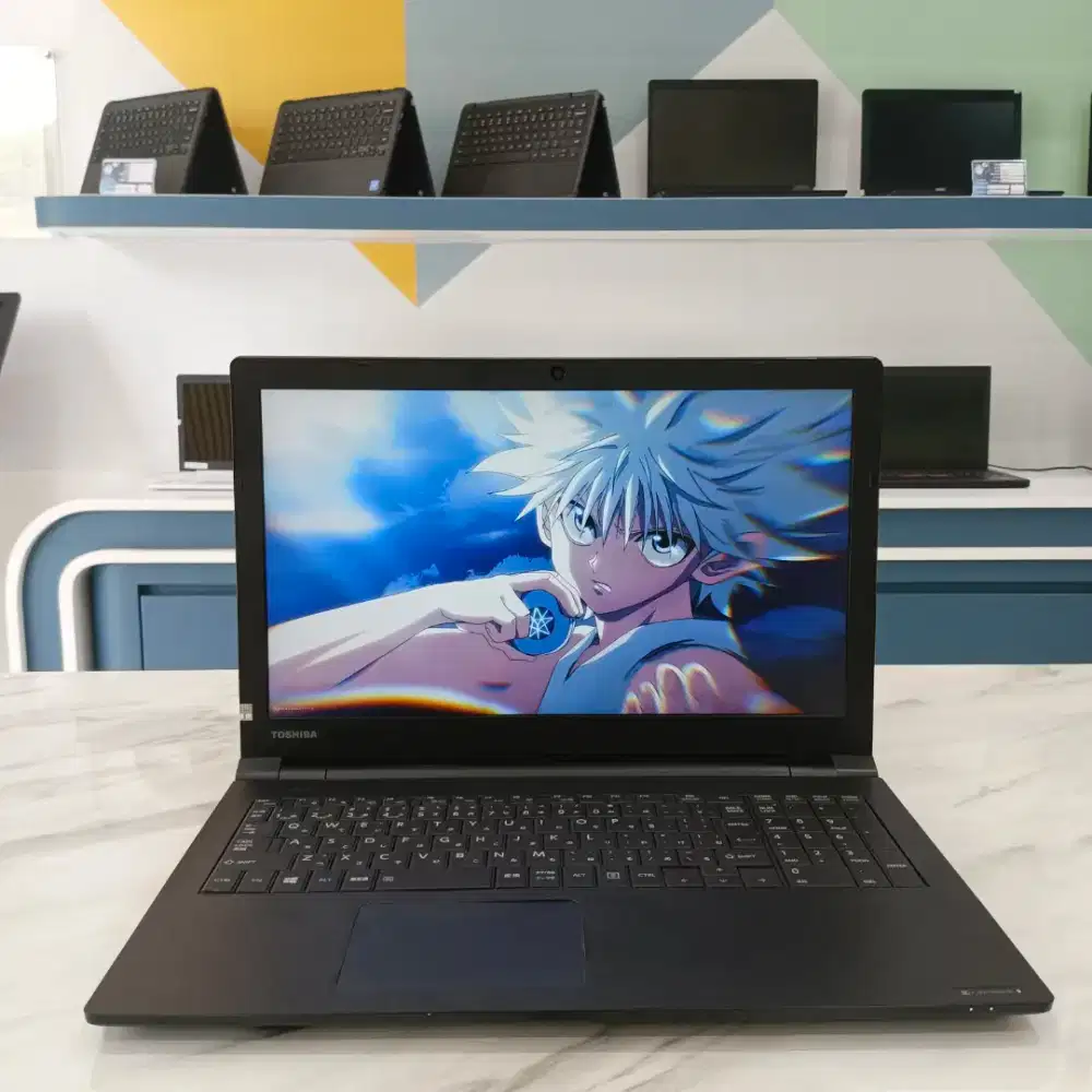 (T11)Laptop desain Toshiba |i7Gen8|8GB|256GB|16|Apk Office siap pakai