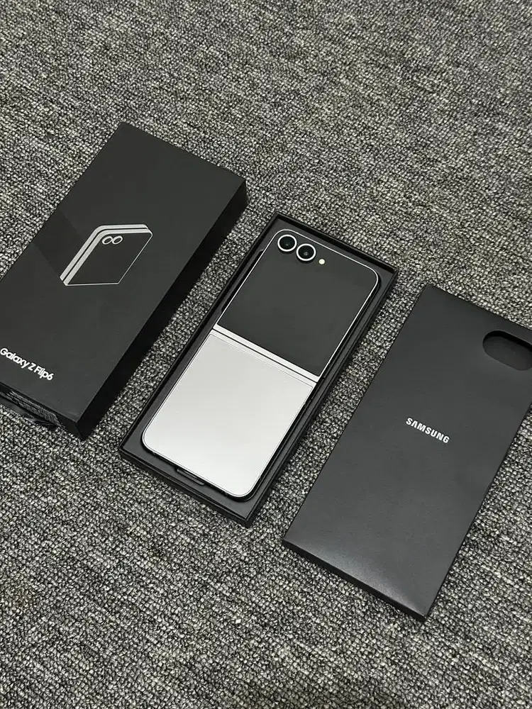 Samsung Z Flip 6 ram 12/512 gb silver fullset