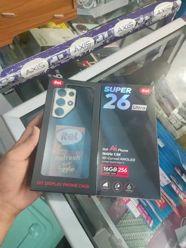 Itel super s26 ultra 8/128 Garansi Resmi  free Diy display case