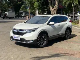 Low Km Honda CR-V 1.5 Turbo Prestige Bensin-AT-2017 Putih LEA