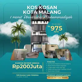 Kos Kostan Kota Malang sebelah kampus UMM 17 Kamar