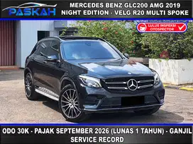 GANJIL Bunga=4,5% PAJAK=1TAHUN MERCY GLC 200 AMG NIGHT EDITION 2019