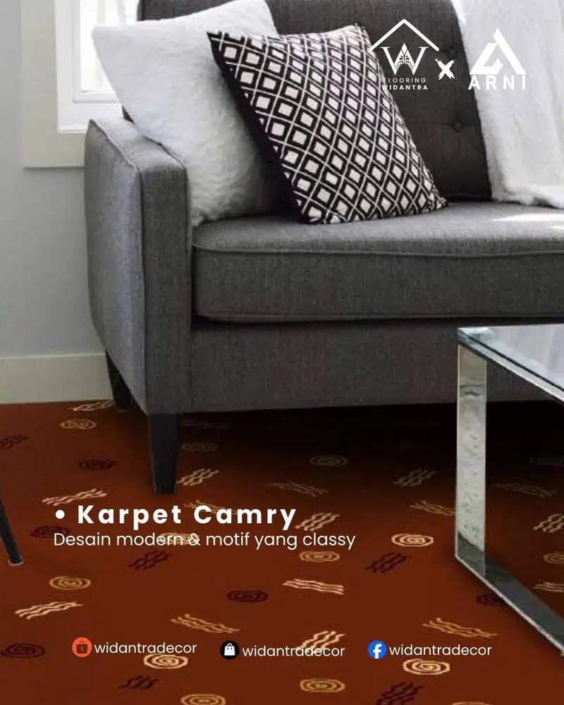 CAMRY Karpet Roll Tebal /Karpet Kantor/karpet hotel/karpet aula dll.