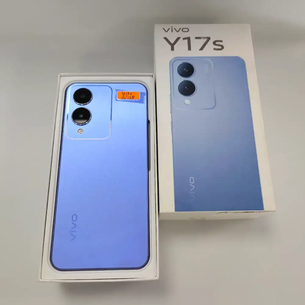 VIVO Y17s RAM 6/128GB FULLSET MULUS ORIGINAL
