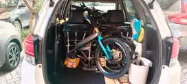Sepeda lipat Odssy 20 rem cakram depan belakang gigi roda ban tebal BU