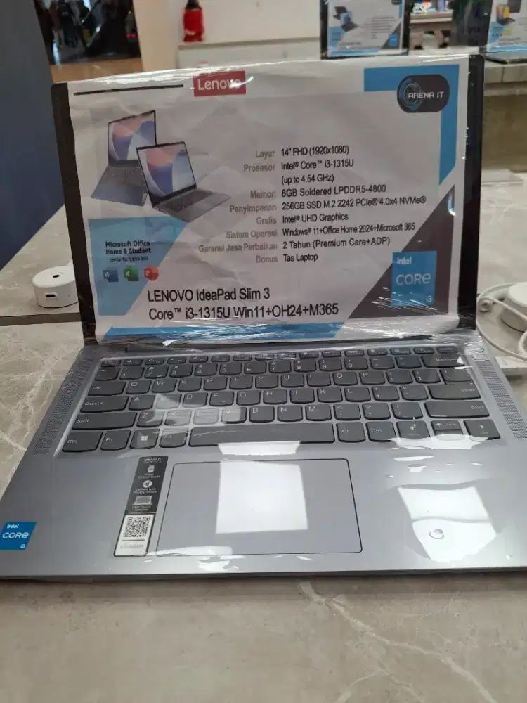 Promo kedit laptop lenovo idepad slim 3 core i3 gratis angsuran