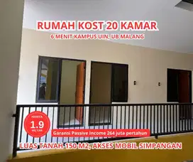 Kost Ekslusif 20 Kamar Garansi Full Selama 2 tahun