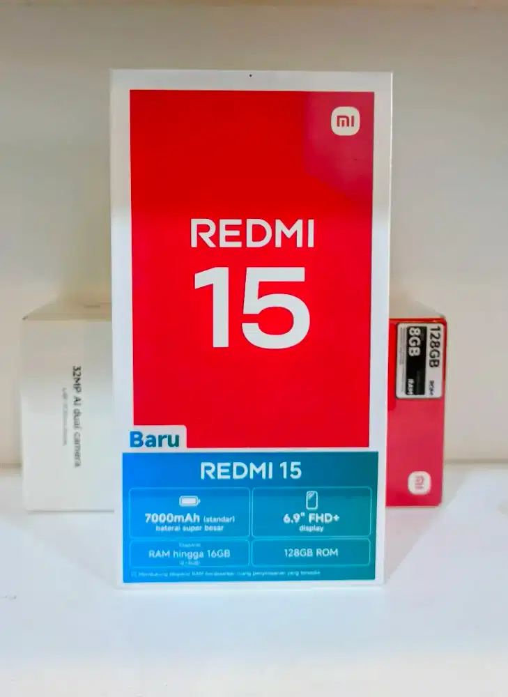 REDMI 15 8/128GB GARANSI RESMI HARGA GROSIR