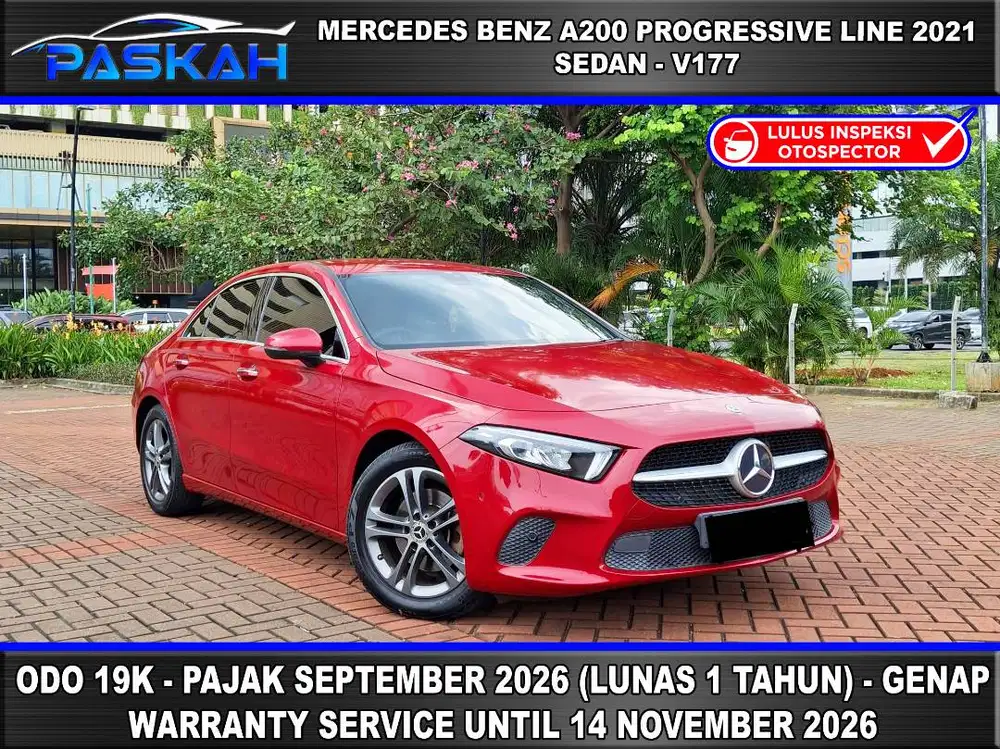 Odo=19k Bunga=4% Genap PAJAK=1TAHUN MERCY A 200 Progressive Line 2021