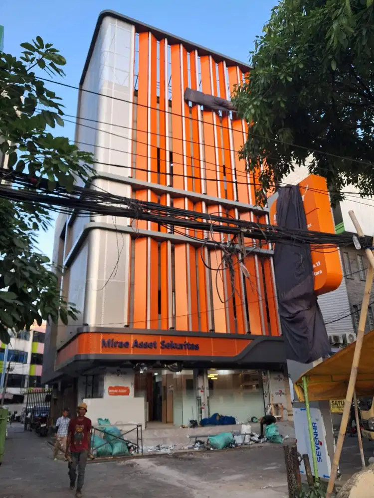 Pembuatan Facade building ACP