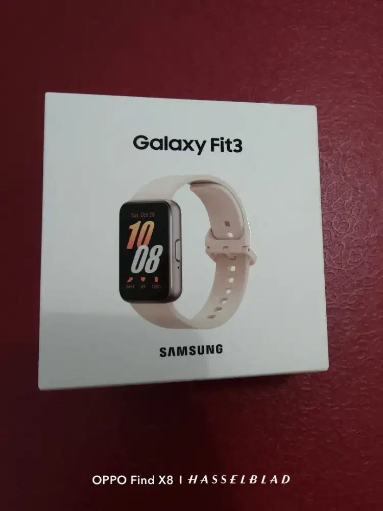 Jual Smart Band Galaxy Fit3 Baru Tersegel Original Warna Pink Gold