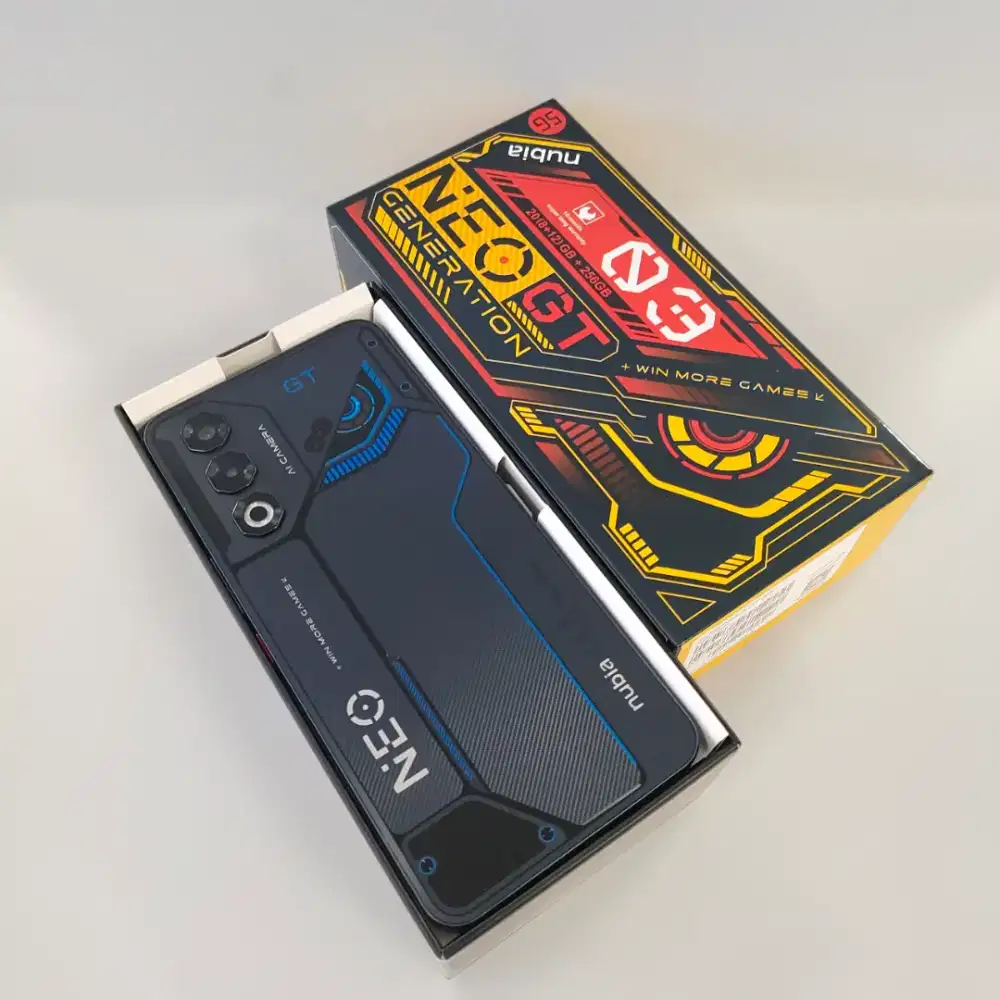 Nubia neo 3 GT 5G 8/256GB ORIAN LIKE NEW FULLSET GARANSI PANJANG
