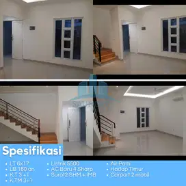 Dijual Rumah Baru Minimalis 2,5 Lantai di Janur Kuning