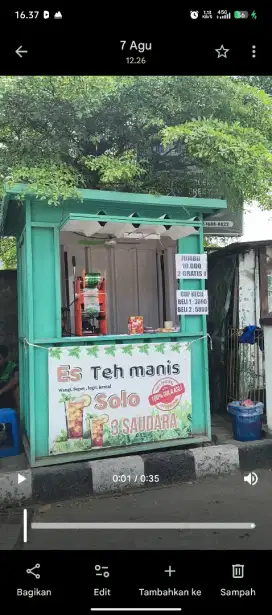 Booth es teh solo