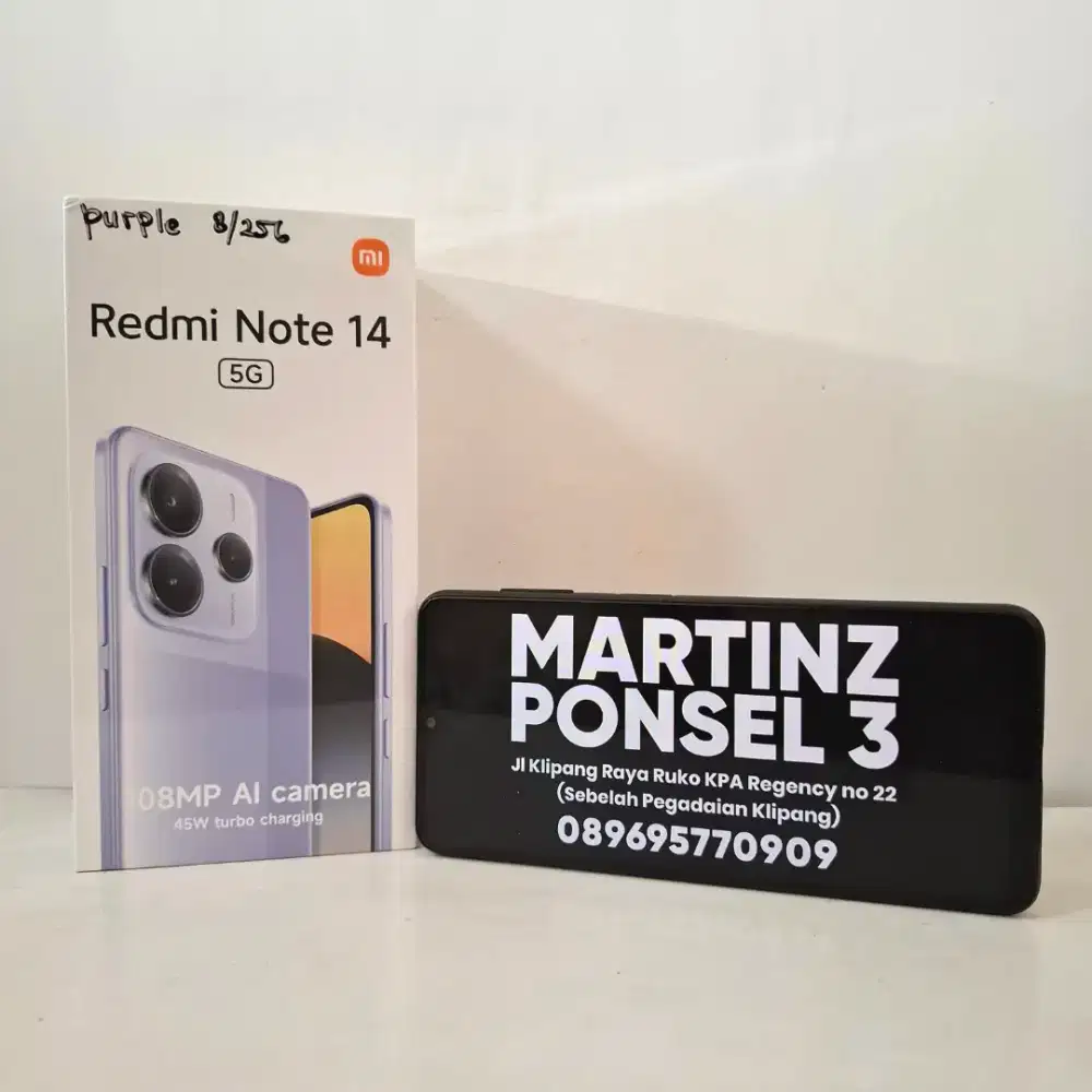 Xiaomi Redmi Note 14 5G 8/256 Garansi Resmi 15 bulan