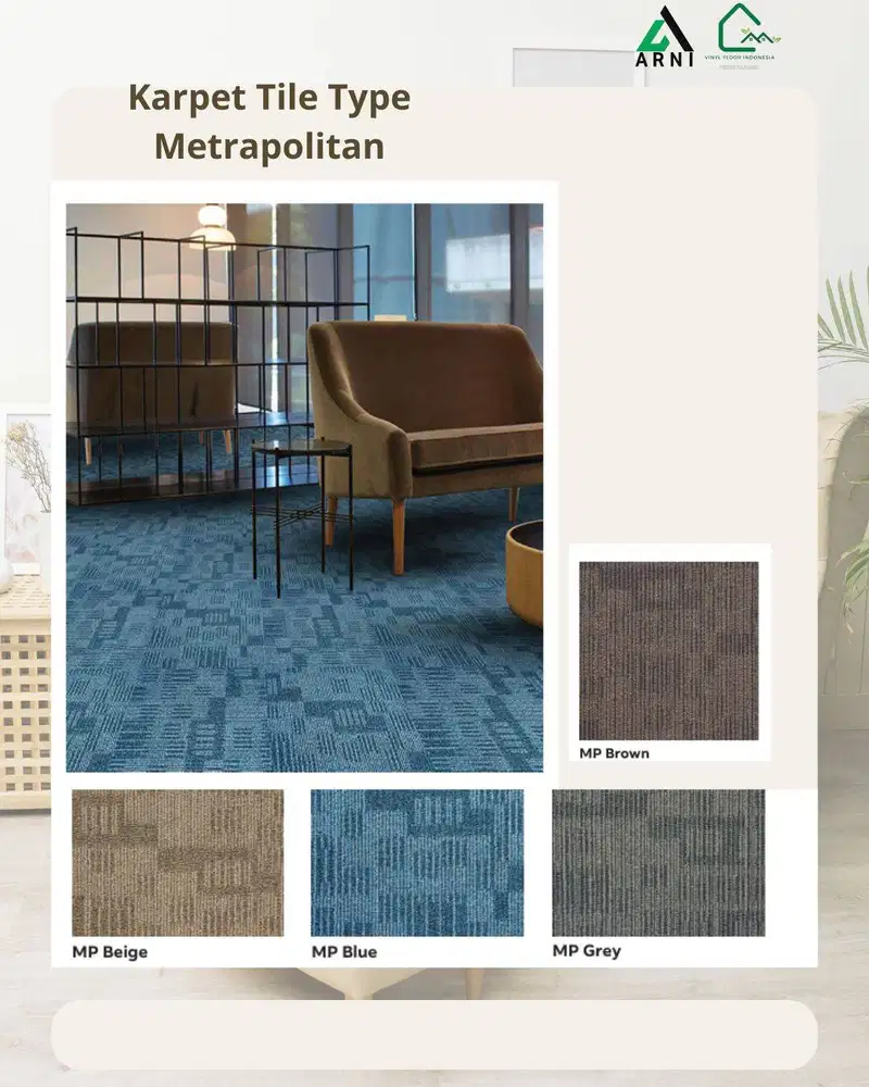 KARPET TILE TYPE METROPOLITAN AESTHETIC