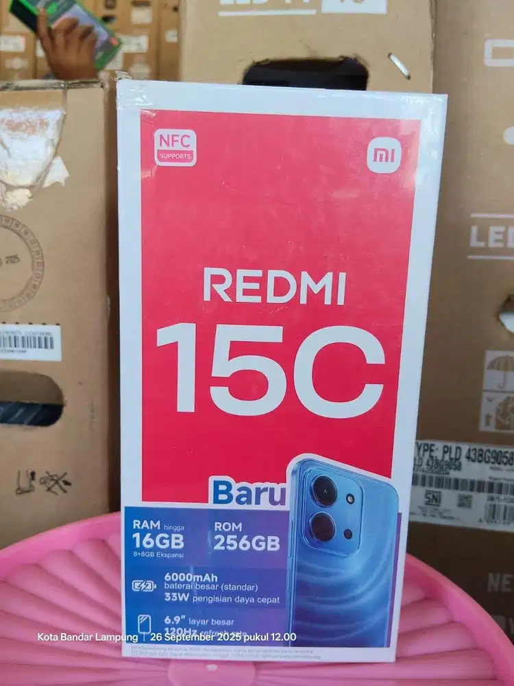 Xiaomi redmi 15c ram ram 8/256gb harga promo garansi resmi