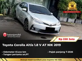 [ GARANSI 5TH ] Toyota Corolla Altis 1.8 V AT Silver Metalik 2019/2020