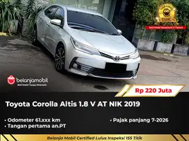 [ GARANSI 5TH ] Toyota Corolla Altis 1.8 V AT Silver Metalik 2019/2020