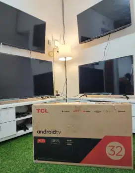 COOCAA ANDROID TV 32 INCH , LENGKAP FULLSET , Seperti Baru , LIKE NEW