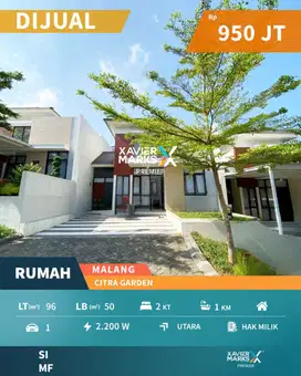 Rumah Siap Huni Di Cluster Valley Boulevard Citra Garden Malang
