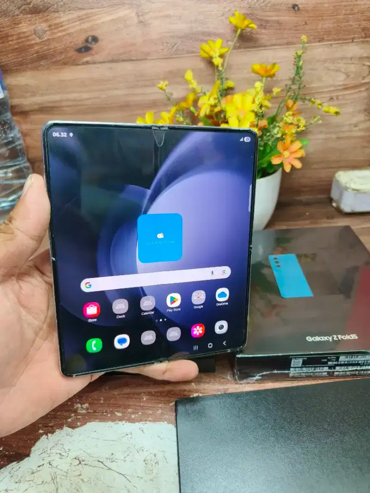 Samsung z fold 5 Icy blue 1Tb mulus fulset original garansi resmi sein