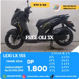 YAMAHA LEXI LX 125 TAHUN 2024 BISA CASH KREDIT ATAU TUKAR TAMBAH