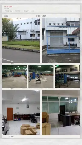 Dijual Cepat Ex Pabrik Gandeng di Cikarang